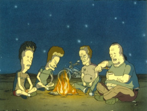 Beavis and butthead with dads