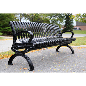 metal bench perforated park bench metal benches park benches