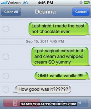 23 Unintentionally Dirty Autocorrect Mistakes
