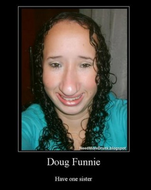 doug funny nose sister