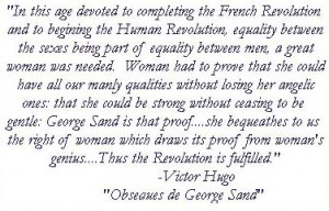 French quotes by george sands