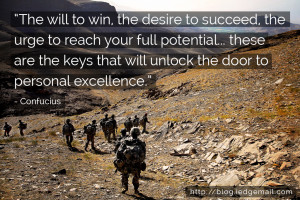 to win, the desire to succeed, the urge to reach your full potential ...