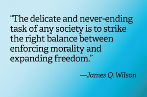Last week, political scientist James Q. Wilson passed away. His most ...