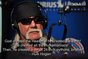 Hulk hogan, quotes, sayings, about god, famous quote