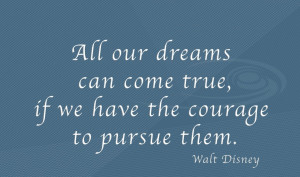 Download Wallpaper with Quote on Dreams By Walt Disney