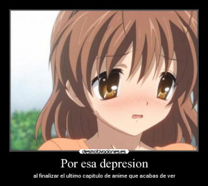carteles anime depresion desmotivaciones