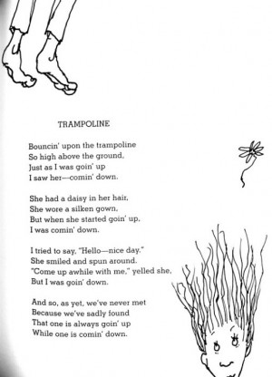 lives. Book Shelf, Quotes Poems, Shel Silverstein Trampoline, Quotes ...