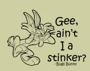 Funny Bugs Bunny Quotes Wall decal quote: bugs bunny