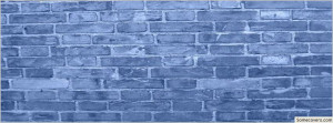 Blue Love Stone Wall Facebook Timeline Cover