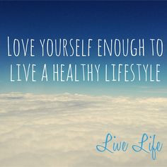 Live a healthy lifestyle. #healthy #inspiration #quote More