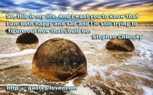 happy and sad and I m still trying to figure out how that could be