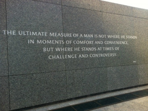reminder to Israel from Dr. Martin Luther King, Jr.