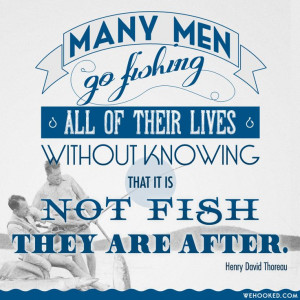 fishing quote from Thoreau