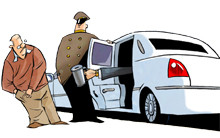 ... asking for donations to a fake charity or by impersonating a real