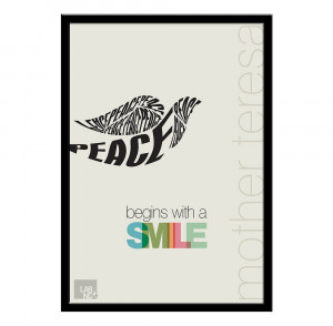 Swag Quotes For Girls Smile Peace begins with a smile