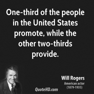 One-third of the people in the United States promote, while the other ...