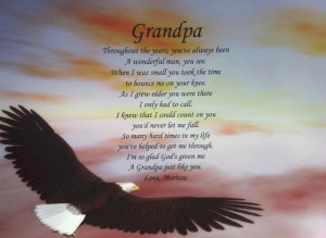 GRANDPA POEM BIRTHDAY, FATHER'S DAY OR CHRISTMAS GIFT PERSONALIZED FOR ...