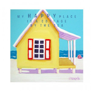 ... www.etsy.com/listing/184731512/colorful-beach-cottage-quote-folk-art