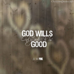 Pink Quote - God Wills Good | For more Christian and ...