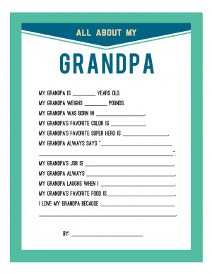 Fathers Day Printable