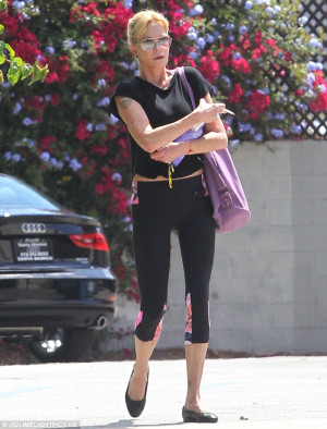 Not a temple Melanie Griffith had one last cigarette before heading