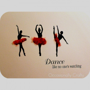 Ballerina Wall Art #Dance Quote