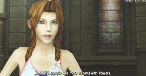 gif gaming flowers Final Fantasy Final Fantasy VII Aerith Gainsborough ...