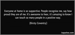 More Kirsty Coventry Quotes