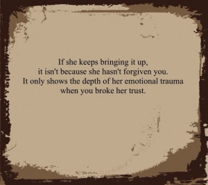 The legacy of betrayal.