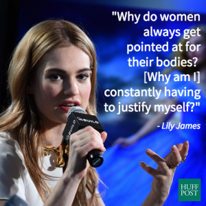 Lily James On 39 Cinderella 39 Waist Controversy 39 Why Do Women ...