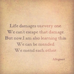 Allegiant quote. This quote makes me cry every time. Made it my phone ...