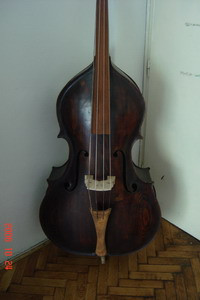 Picture of double bass (contrabass) - Old Italian doublebass