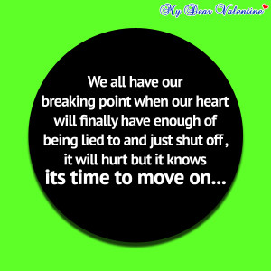 Love hurts quotes - We all have our breaking point
