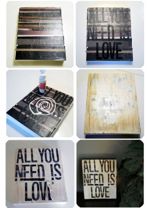 DIY Tuesday: Quotes on Canvas