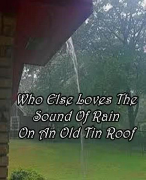 The sound of Rain.....