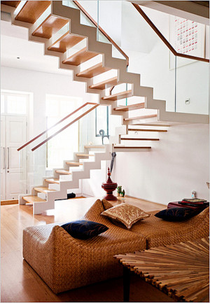 Interior stairs design (staircase, photos, designs, living room)