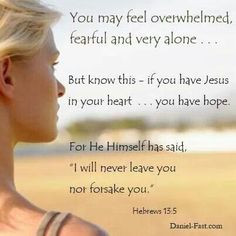 Hebrews 13:5 Bible verse of faith and hope. Scripture of encouragement ...