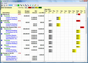 Project Management - Bid Schedule