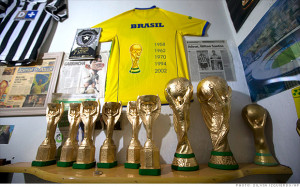 Home field advantage? Brazil is Goldman's pick to win the World Cup.