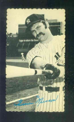 1974 Topps DECKLE EDGE #.7 Thurman Munson Baseball cards value
