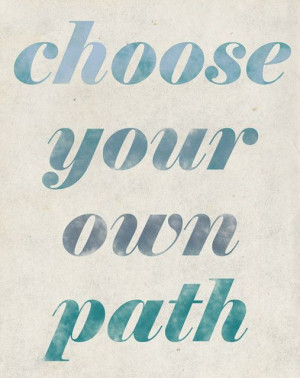 Choose Your Own Path Framed Print