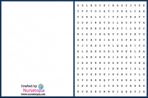 Seek and Find Customizable Nursing Appreciation Card [Free Printable]