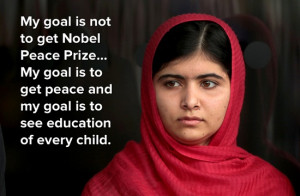 10 Inspirational Quotes By Nobel Peace Prize Winner Malala Yousafzai