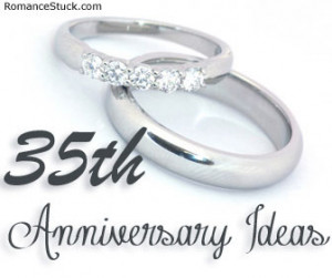 anniversary gifts and modern 35th anniversary gifts, plus romantic ...