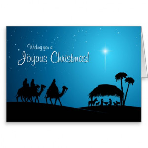 nativity scene christmas cards