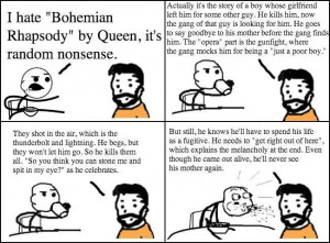 Think Bohemian Rhapsody is random nonsense? Think again!