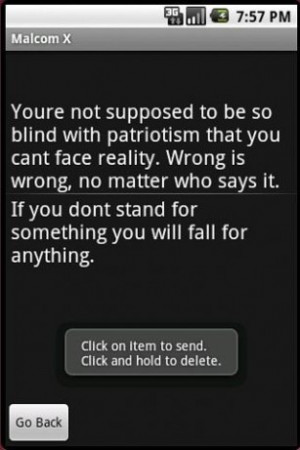 View bigger - Malcolm X Quotes for Android screenshot