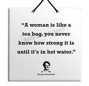 ... -Roosevelt-Art-Quote-Ceramic-Wall-Hanging-Plaque-TILE-Home-Decor-Gift