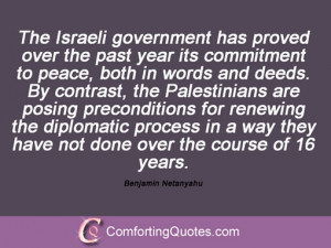 Benjamin Netanyahu Sayings