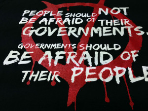 For Vendetta Quote People Governments T-Shirt
